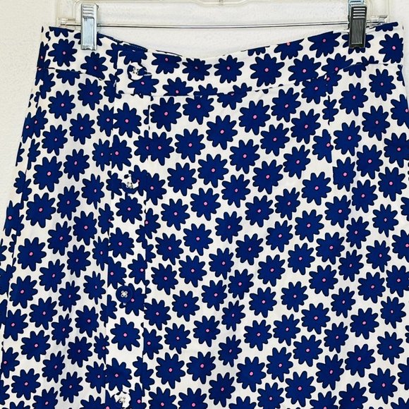 Diane Von Furstenberg Calandra Daisy Dots Silk Midi Skirt 12 - Picture 3 of 7